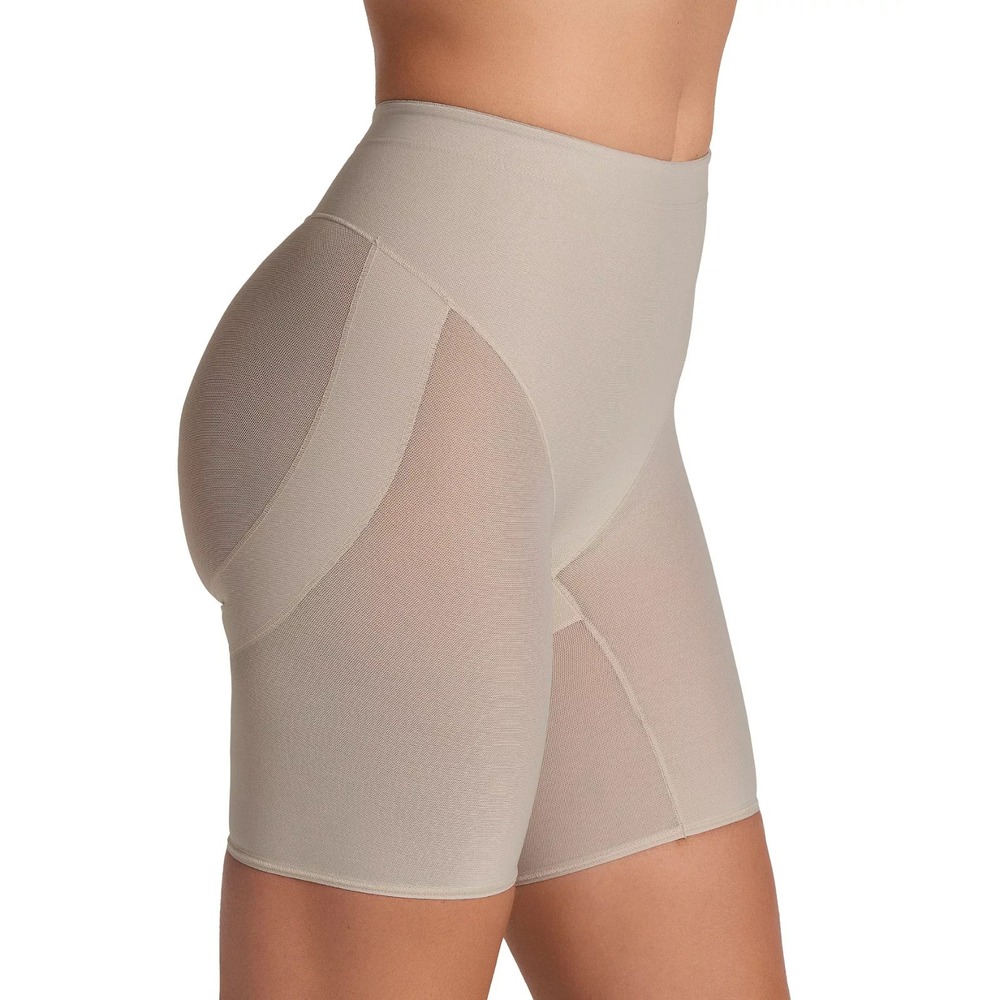 Leonisa 092011 Womens Firm Compression Butt Lifter Shaper Shorts Size Large NWT